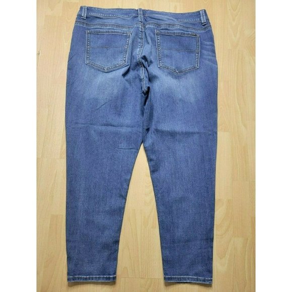 Melissa McCarthy Seven7 Medium Wash Pencil Skinny Jeans Plus Size 22 - Picture 3 of 9